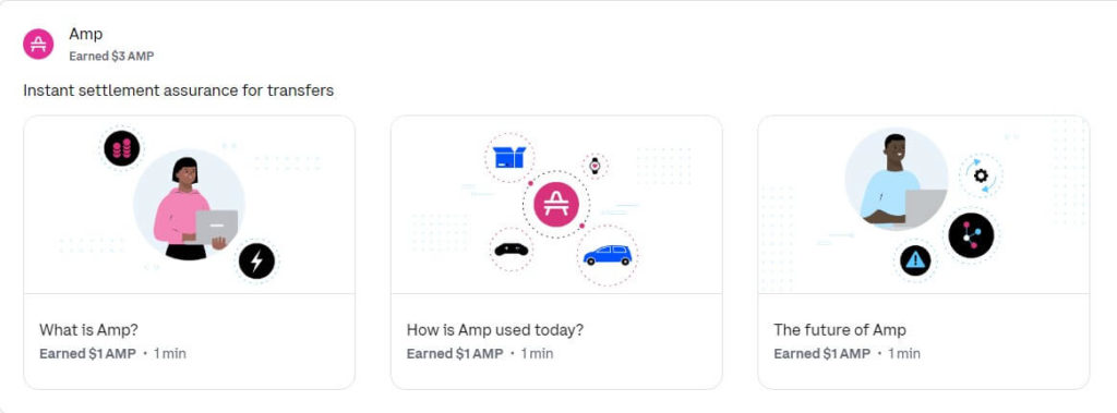 coinbase amp (amp) quiz answers