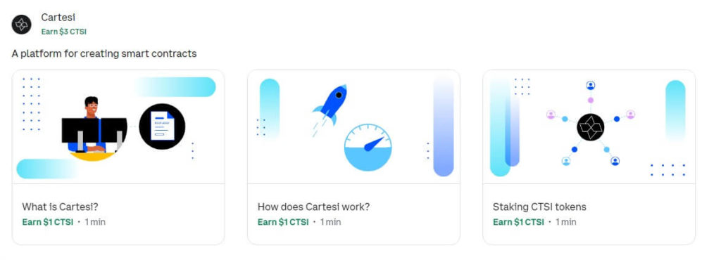 coinbase cartesi (ctsi) quiz answers