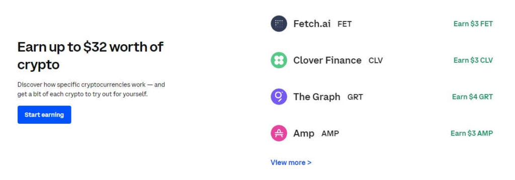 how much can you make with coinbase earn