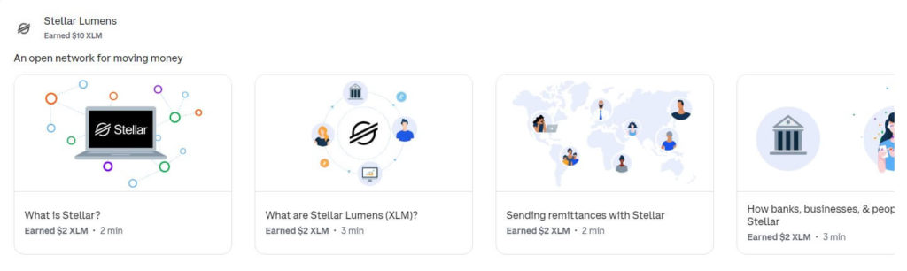 coinbase stellar lumens (xlm) quiz answers