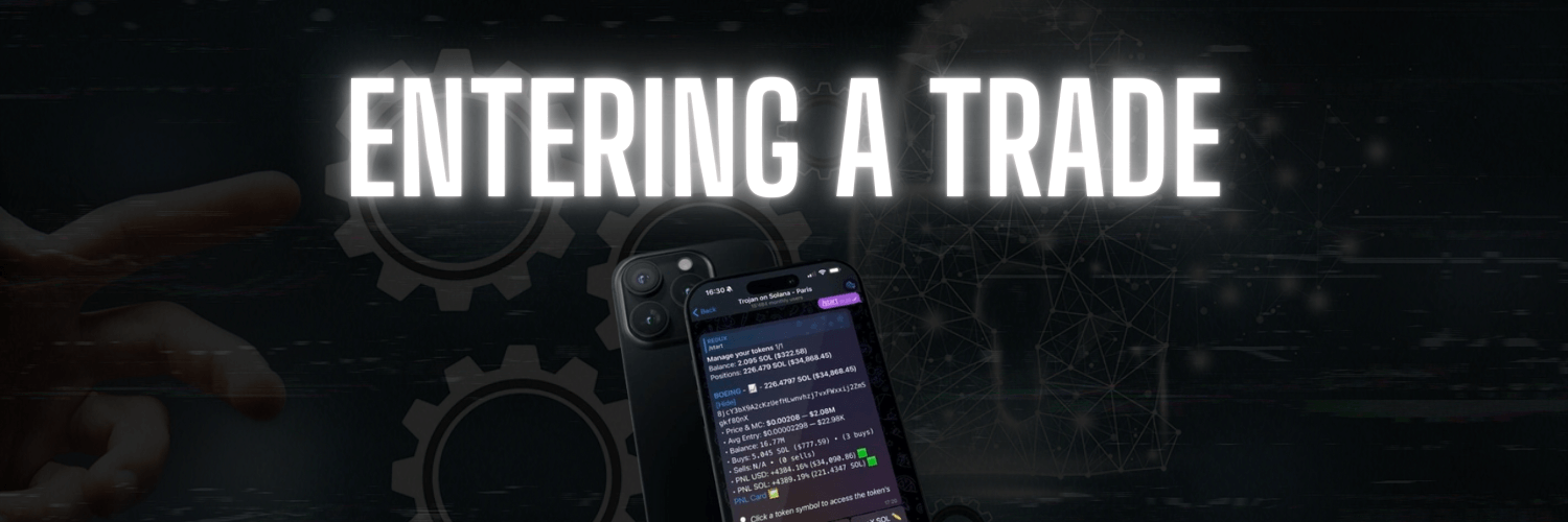how to trade using trojan on solana